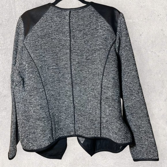 A.N.A Petite Tweed Flyaway Cardigan Jacket: Chic and Comfortable - Picture 2 of 4